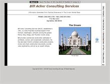 Tablet Screenshot of billackerconsulting.com